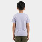 Boys' Half Sleeves T-Shirt, हल्का नीला, small