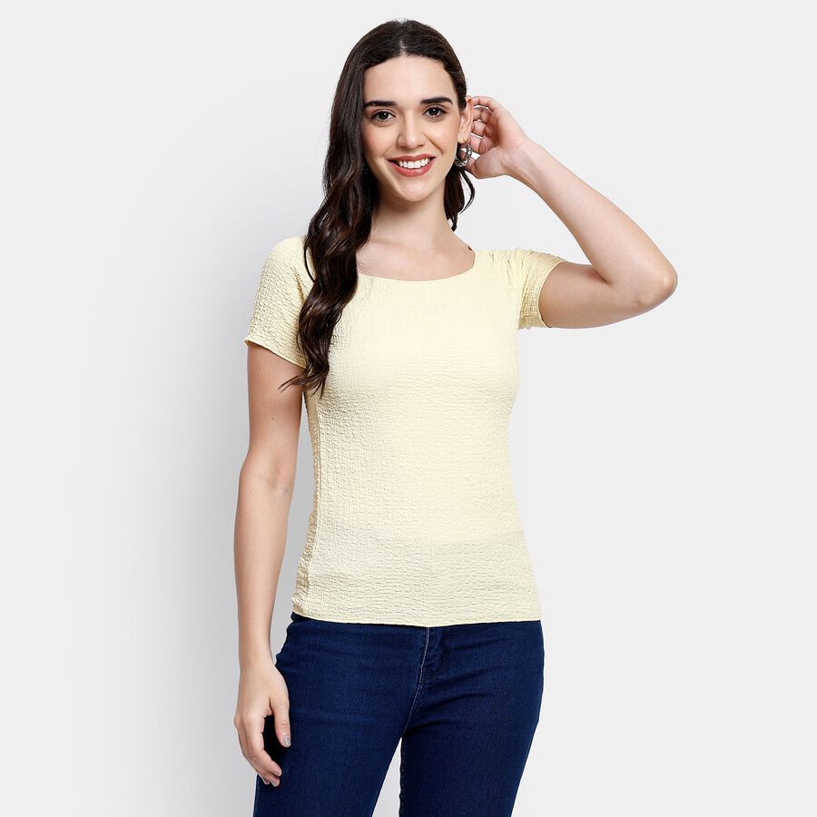 Ladies' Top, पीला, large image number null