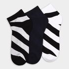 Men's Socks (Pack of 3), नेवी ब्लू, small