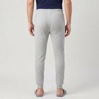 Men's Grey Ribbed Long Johns Thermal, मिश्रित हल्का ग्रे, small