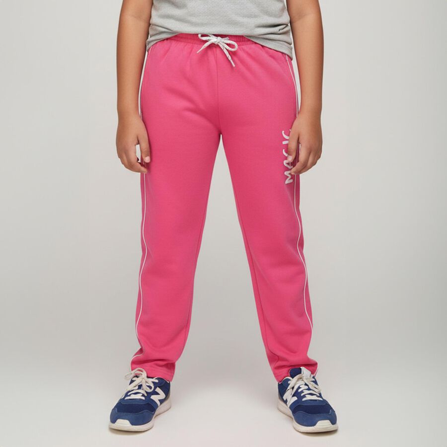 Girls' Winter Pyjama, Fuchsia, large image number null