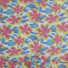 Girls' Pink Floral Printed Ruffled Sleeve Frock, Pink, small