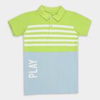 Boys' 100% Cotton Half Sleeves T-Shirt , हल्का हरा, small image number null