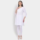 Ladies' Kurta, ऑफ व्हाइट, small
