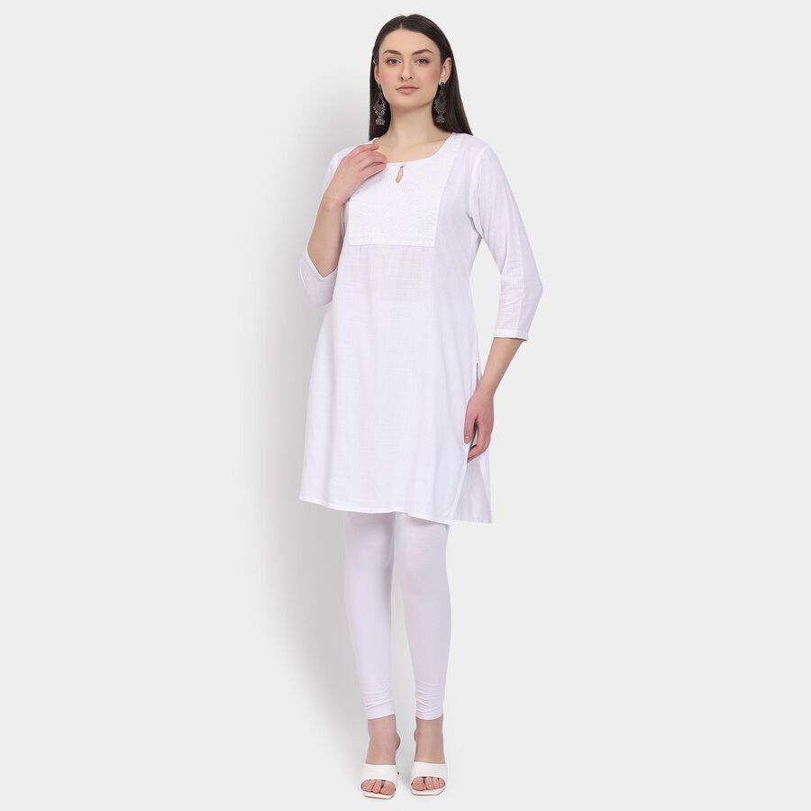 Ladies' Kurta, ऑफ व्हाइट, large