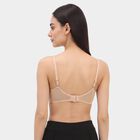 Women's Beige Wire-Free T-Shirt Bra, गहरा पीला, small