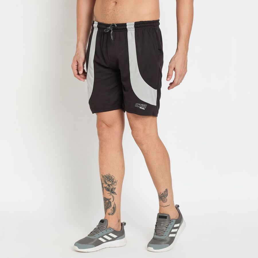 Men's Bermudas, काला, large image number null