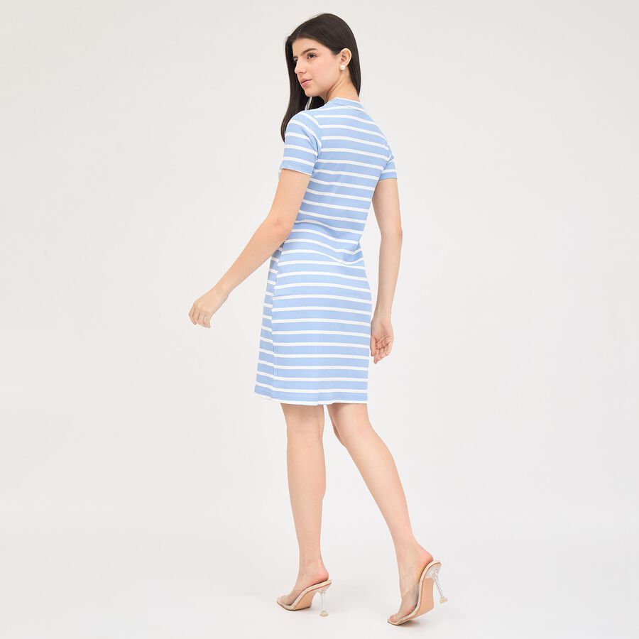 Ladies' A Line Dress , Light Blue, large image number null