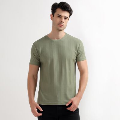 Men's Round Neck Half Sleeves T-Shirt