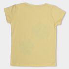 Girls' 100% Cotton T-Shirt , Yellow, small image number null