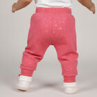 Infants Bright Coral Pink Bunny Printed Cotton Blend Pyjama, Pink, small image number null