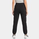 Women's Navy Blue Jogger Fit Cargo Track Pants, नेवी ब्लू, small