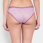 Printed Cotton Panty, Lilac, small image number null