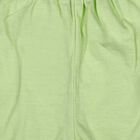 Infants' Light Green Cotton Printed Half Pant, हल्का हरा, small