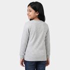 Girls Grey Long Sleeve Thermal, हल्का ग्रे, small