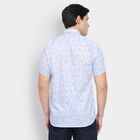 Men's 100% Cotton Casual Shirt, Light Blue, small