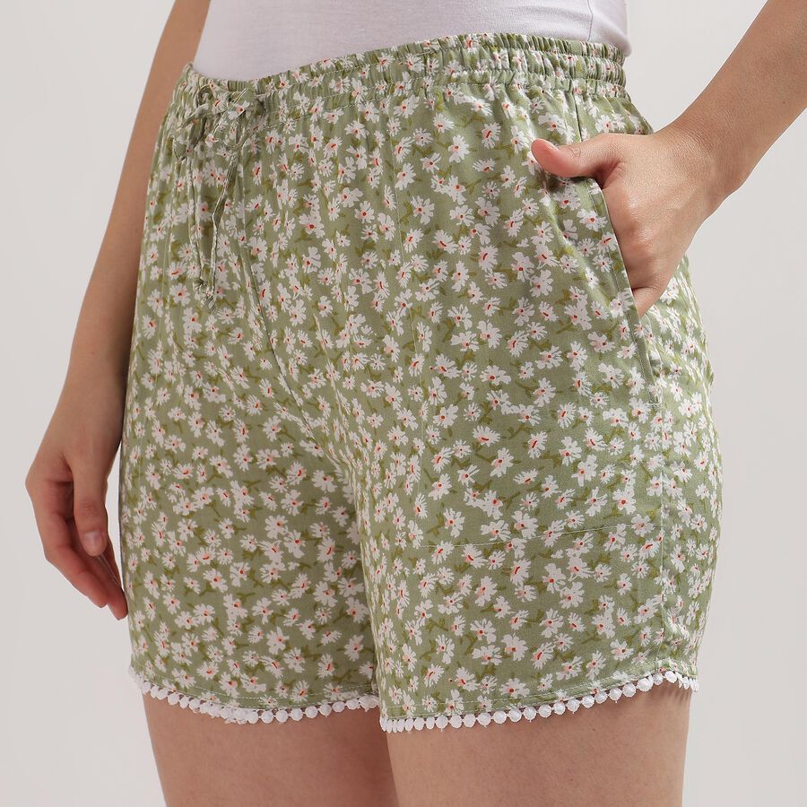 Ladies' Shorts, हल्का हरा, large image number null