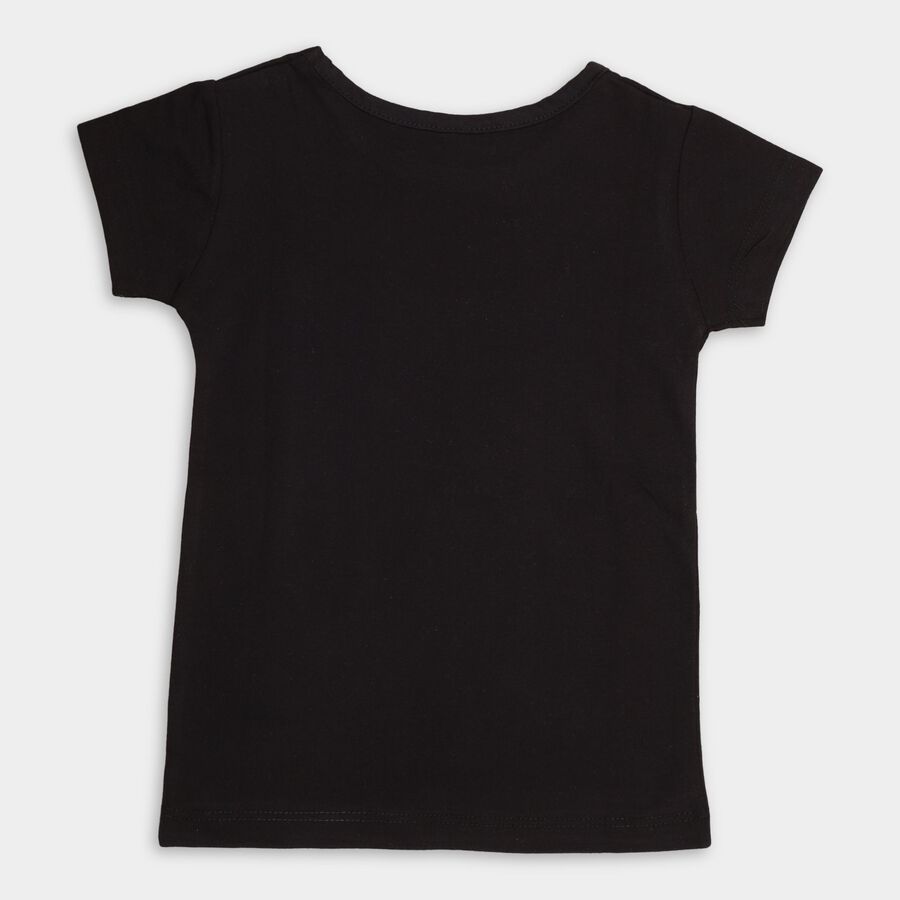 Girls' T-Shirt, Black, large image number null