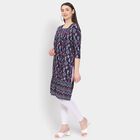Ladies' Kurta, गहरा नीला, small image number null