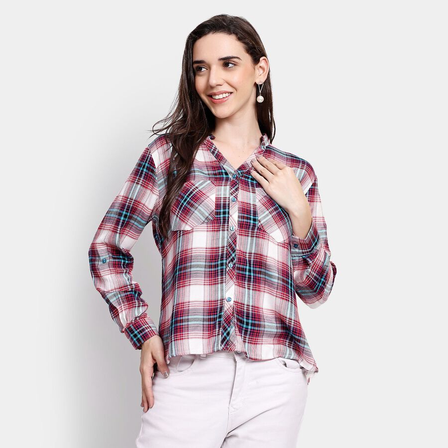 Ladies' Shirt, ऑफ व्हाइट, large image number null