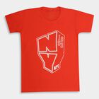 Boys' Half Sleeves T-Shirt, Red, small