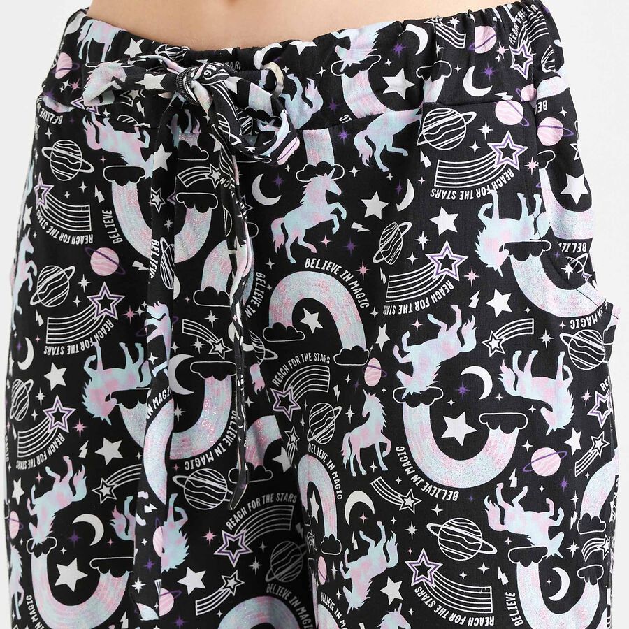 All Over Print Pyjama, Black, large image number null