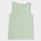 Boys' Light Sage Green Round Neck Sleeveless T-Shirt, Light Green, small image number null