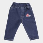 Infants Basic Wash Elasticated Jeans, Mid Blue, small image number null