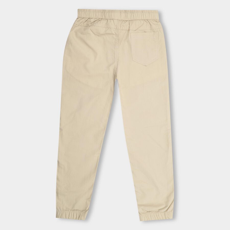 Boys' 100% Cotton Trousers , गहरा पीला, large image number null