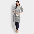 Ladies' Kurta , ऑफ व्हाइट, small image number null