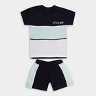 Infant Boys' 100% Cotton Baba Suit, नेवी ब्लू, small image number null