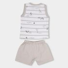 Infant Boys' 100% Cotton Baba Suit, हल्का ग्रे, small image number null