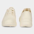 Women's Soft Beige Lace-Up Casual Shoes, Beige, small image number null