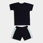 Infant Boys' 100% Cotton Baba Suit, नेवी ब्लू, small image number null