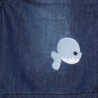 Boys' Light Blue Cotton Round Neck Embroidered Baba Suit, Light Blue, small