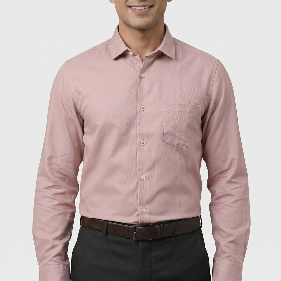 Men's Formal Shirt, Light Pink, large