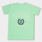 Boys' Half Sleeves T-Shirt, हल्का हरा, small image number null
