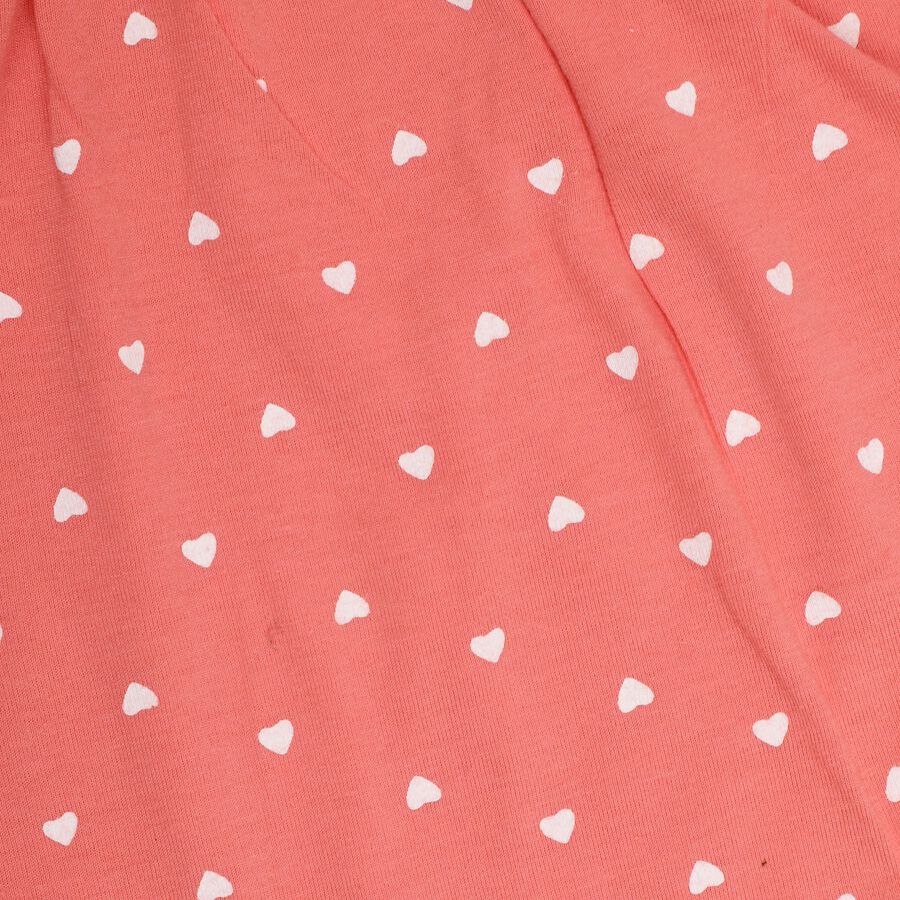 Girls' Top Skirt, Coral, large image number null