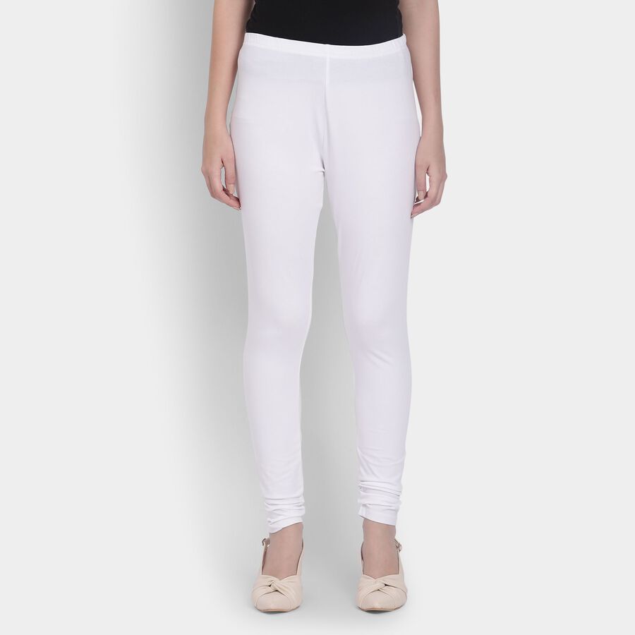 Ladies' Churidar , White, large image number null
