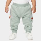 Infants' Green Regular-fit Cartoon Printed Cotton Pyjama, Light Green, small