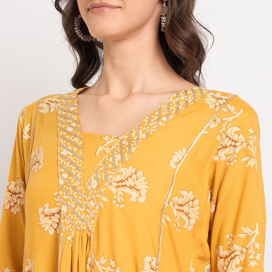 Ladies' Kurta, Mustard, large image number null