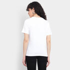 Cotton Round Neck T-Shirt, सफ़ेद, small image number null