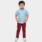 Boys' Casual Shirt, मध्यम नीला, small