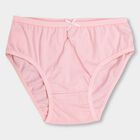 Girls' 100% Cotton V-Cut Panty, Pink, small image number null