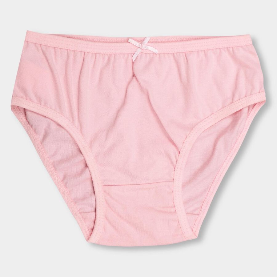 Girls' 100% Cotton V-Cut Panty, Pink, large image number null