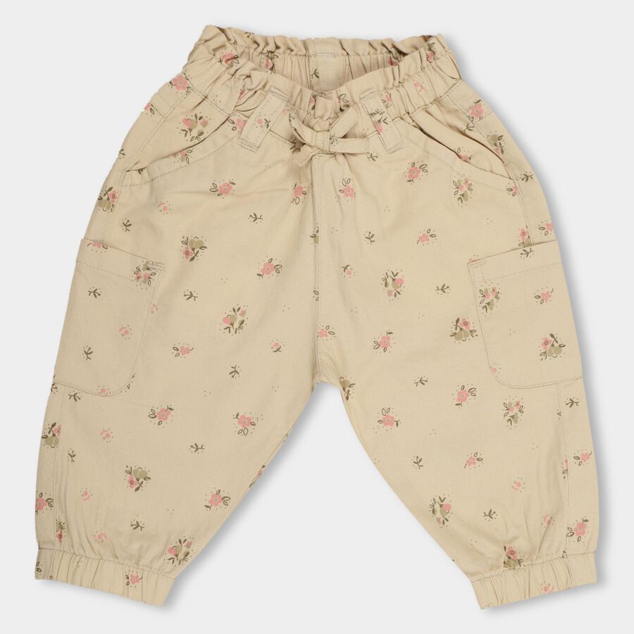 Infants' 100% Cotton Cotton Trousers , एक्रू मिश्रित, large image number null