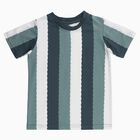Boys Bright Royal Blue Round Neck Casual Half Sleeve T-Shirt, टील ब्लू, small