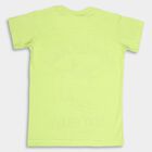 Boys Placement Print T-Shirt, हल्का हरा, small image number null