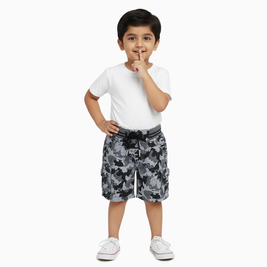 Boys' Bermuda, हल्का ग्रे, large