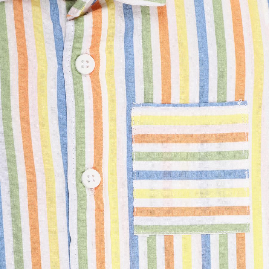 Infants' 100% Cotton Shirt, Orange, large